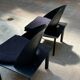 Pair of Patrice Bonneau designer chairs - Genexco Edition - 1980s