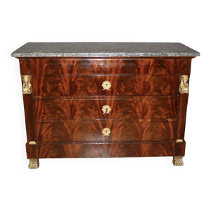 Commode retour d'egypte - acajou