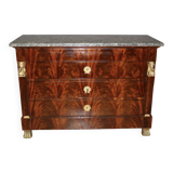 Commode Retour d'Egypte en acajou début XIX
