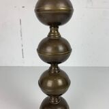 Midcentury Scandinavian brass cocoon mushroom lamp, Borens, Sweden 1960s