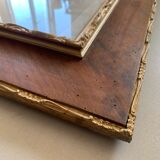 Large old wood and gilded frame