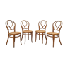 4 chaises bistrot viennoises Thonet, n°20 «omega» fin xix eme