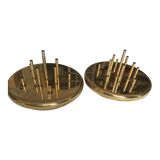 Gilded metal wall lamps of the brand Grossmann