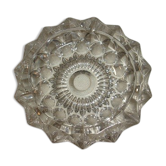 Cendrier verre ciselé années 50/60