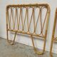 Pair of vintage rattan headboards