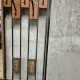 Vintage mid-century modern hallway coat rack with mirror by Alfred Hendrickx for Belform, Belgium, 190 × 80 × 30 cm