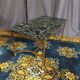 1960 brass and marble coffee table