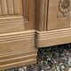 Parisian Art Deco style wardrobe in solid raw oak, 1950