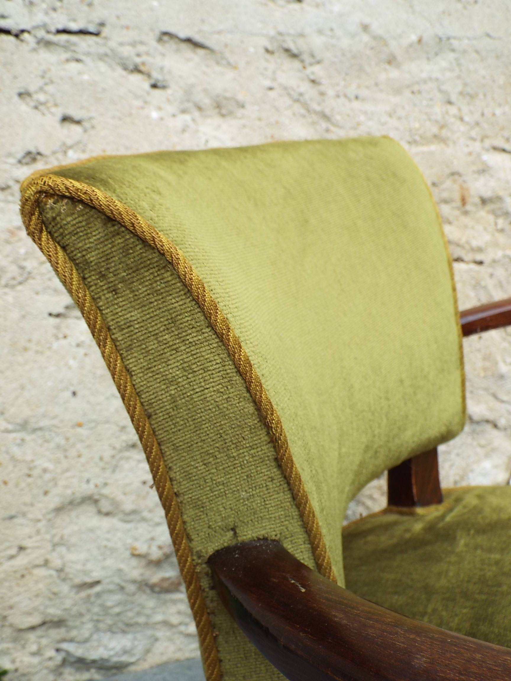 Fauteuil bridge art déco