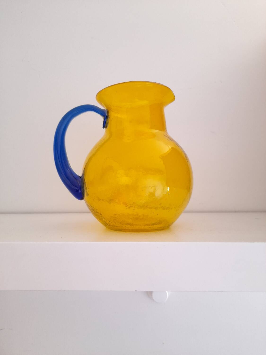 Beautiful vintage glass carafe from the 80s