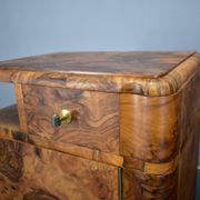 1935s pair of rare art deco bedside tables, Czechoslovakia