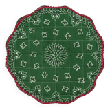 Set de table bandana - vert week-end