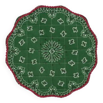 Bandana placemat - weekend green