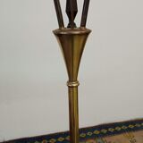 Italian brass and opaline lamppost 60s