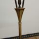 Italian brass and opaline lamppost 60s