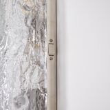 Wall lamp ice glass "bark".