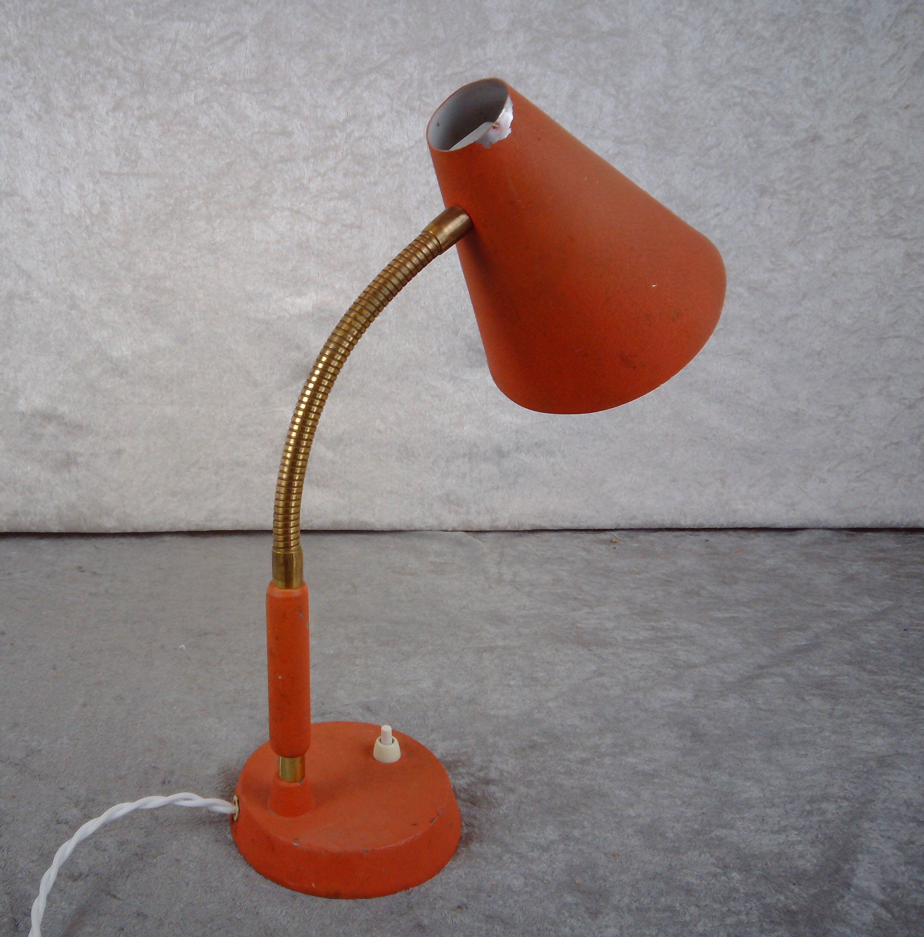 Mid-century industrial desklamp, 1950's.