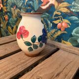 Small ceramic vase with flowers Saint Clement