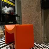 Stool M stool ultra design contempo seat orange by Marzais Creations