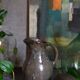 Potter's pitcher Art-popular in old enamelled earth