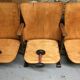 Former folding seats of theatre or cinema 1940