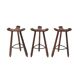 3x Vintage Spanish brutalist ‘Marbella’ stool by Confonorm, 70s