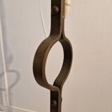 Jean Pierre Ryckaert wrought iron floor lamp 1960 brutalist