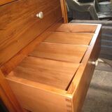 Solid walnut chest of drawers