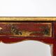 Bureau plat de style Louis XV à décor de scènes lacustres. Circa 1800.