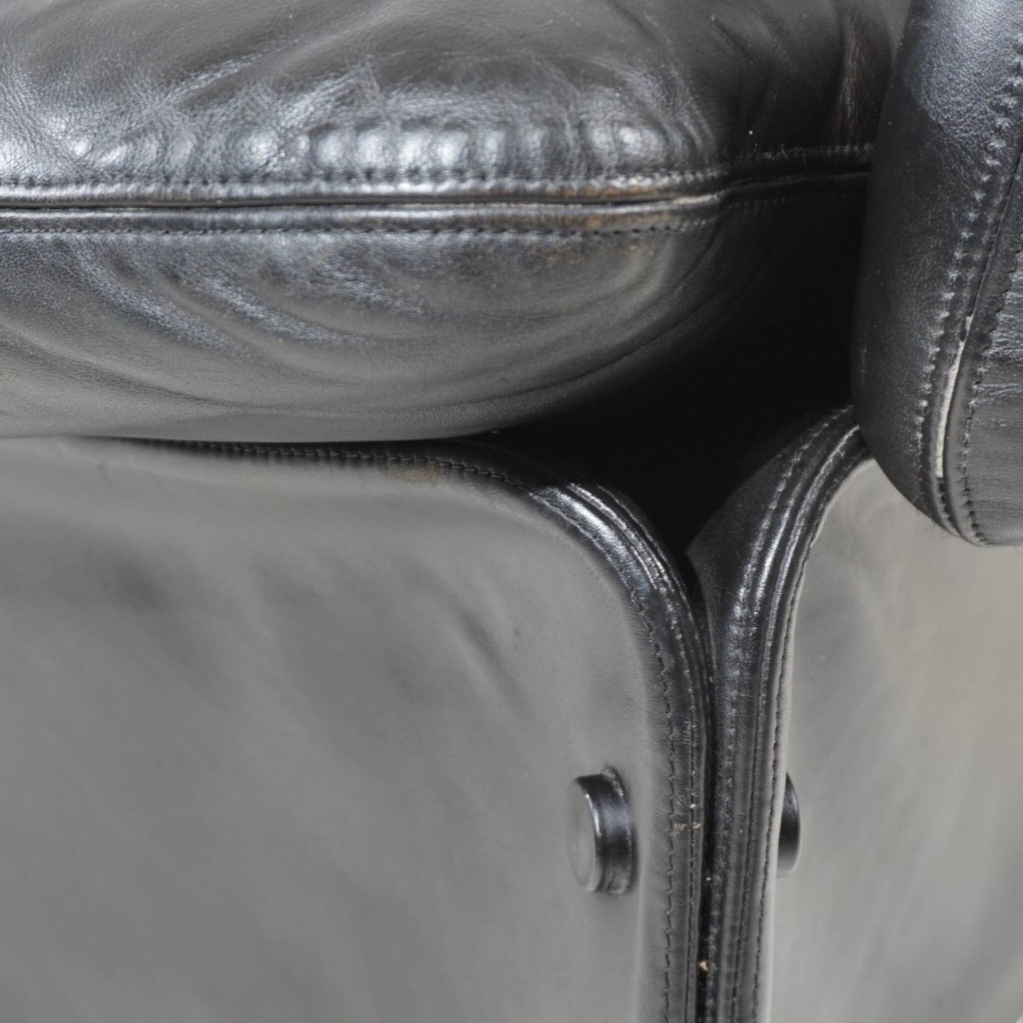Carl Straub Leather Lounge Chair, 1970