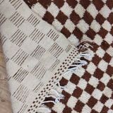 Handmade wool Berber rug 288x230 cm