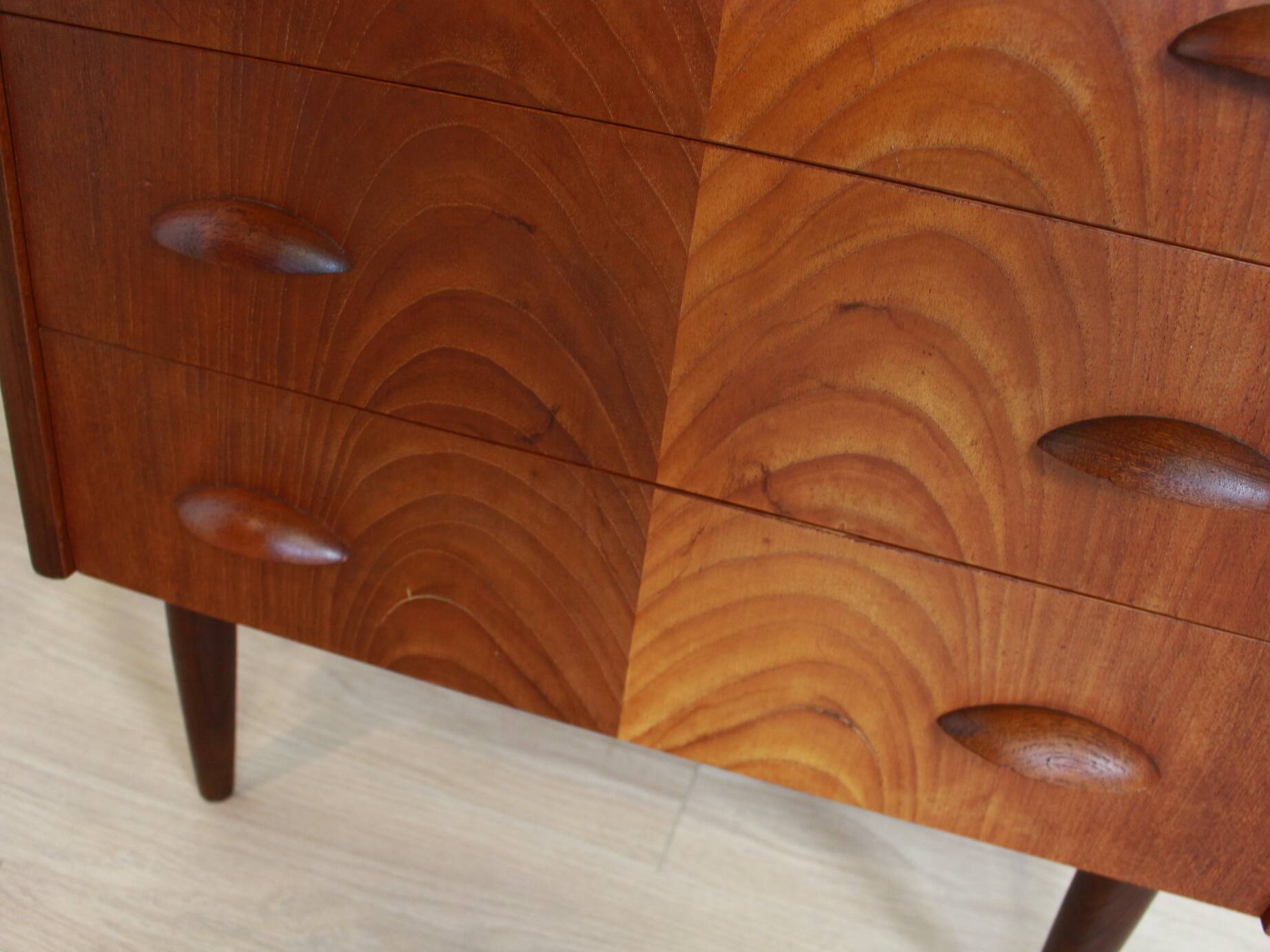 Vintage teak chest of drawers
