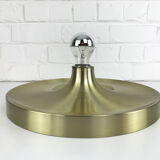 Applique Space Age par Honsel Leuchten en aluminium doré, Flush Light