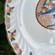 Plat et assiettes art déco, Longwy - décor Maurice