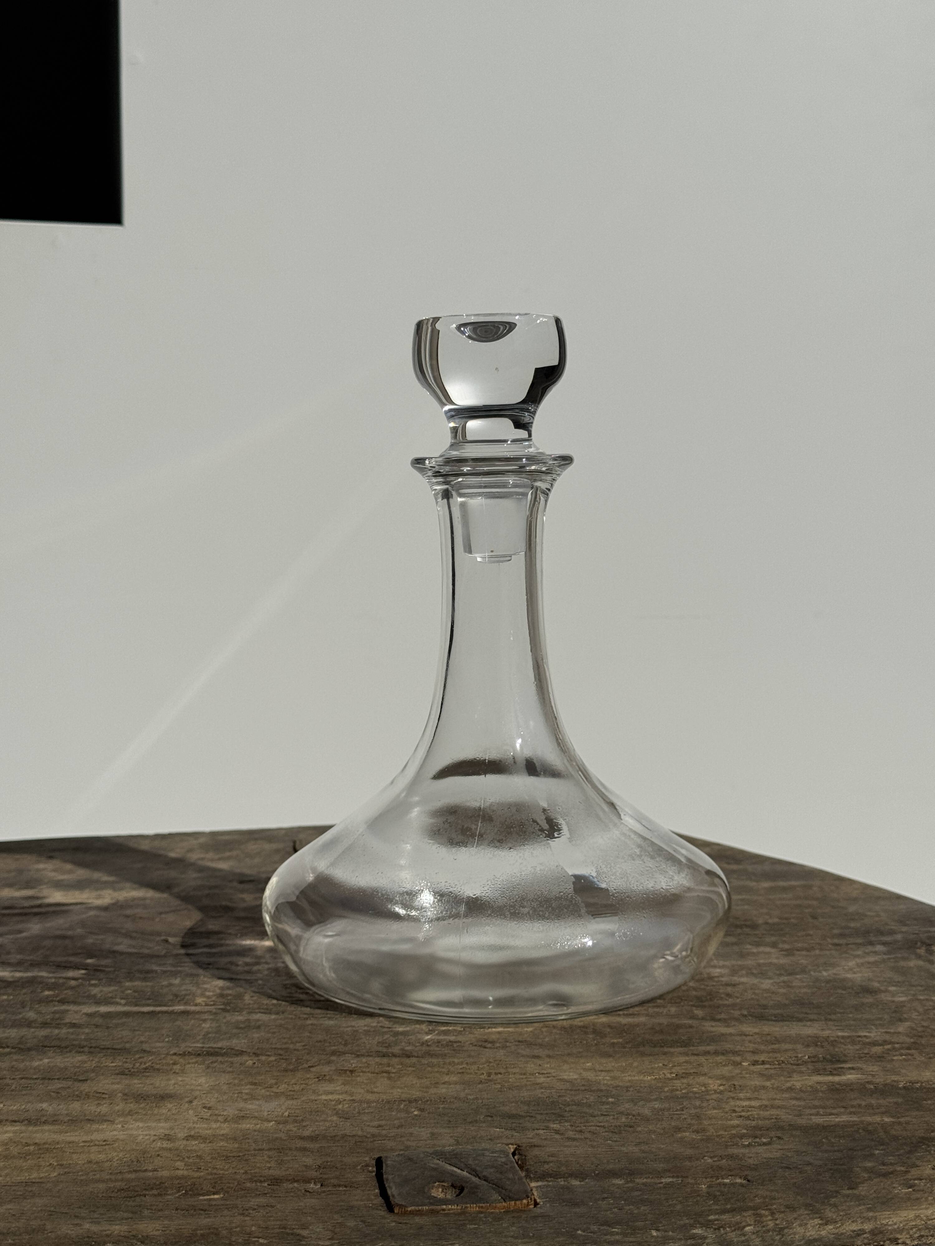Carafe à décanter vintage à bouchon plat H24