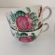 4 tasses scandinaves peintes main Arnold Wiig - Ostfriesland années 50-60