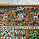 Tapis d'Orient "Ghoum" soie 115x76cm