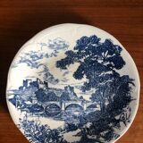 Assiette Gien bleue vintage