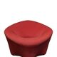 Set of 3 Space Age armchairs in the style of Pierre Paulin.