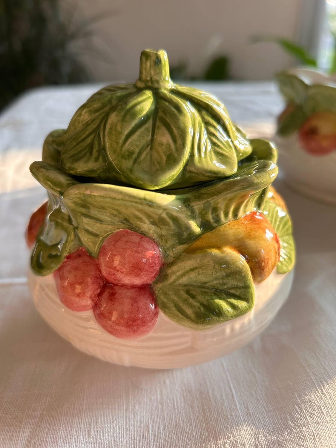 Chaumette earthenware tea service