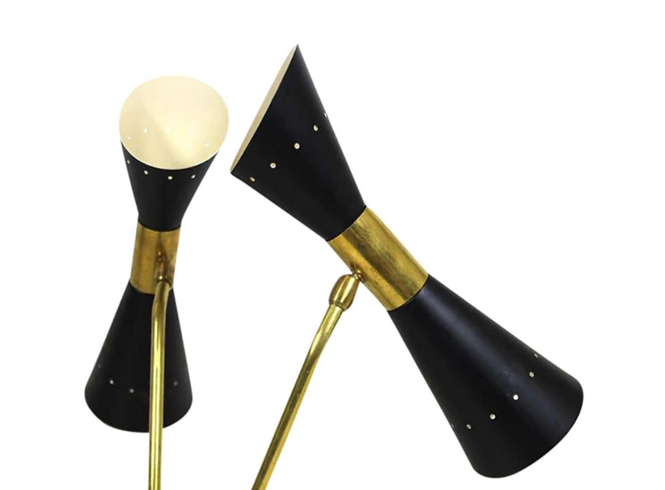 Italian lamp butterfly black