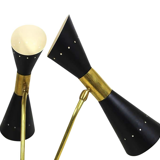 Lampe italienne butterfly noir