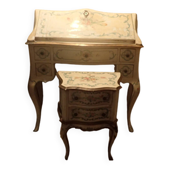 Secretary and his bedside table