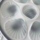 4 vintage oyster plates Moulin des Loups in porcelain 2106172