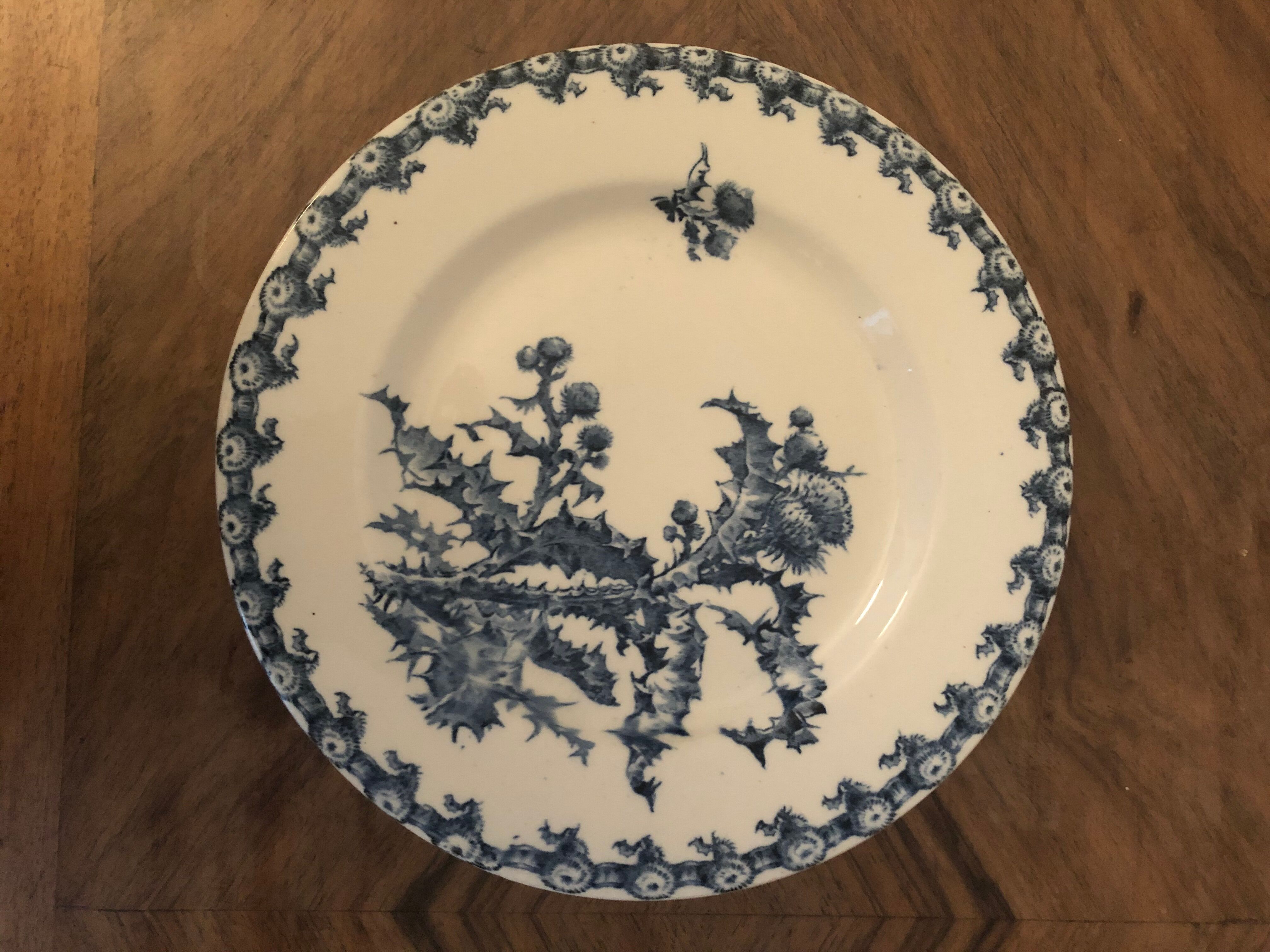 Gien Chardons model pest plate