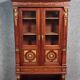 Rare Empire style mahogany and gilt bronze bookcase circa 1880