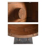 Moule de roue en bois sur pied