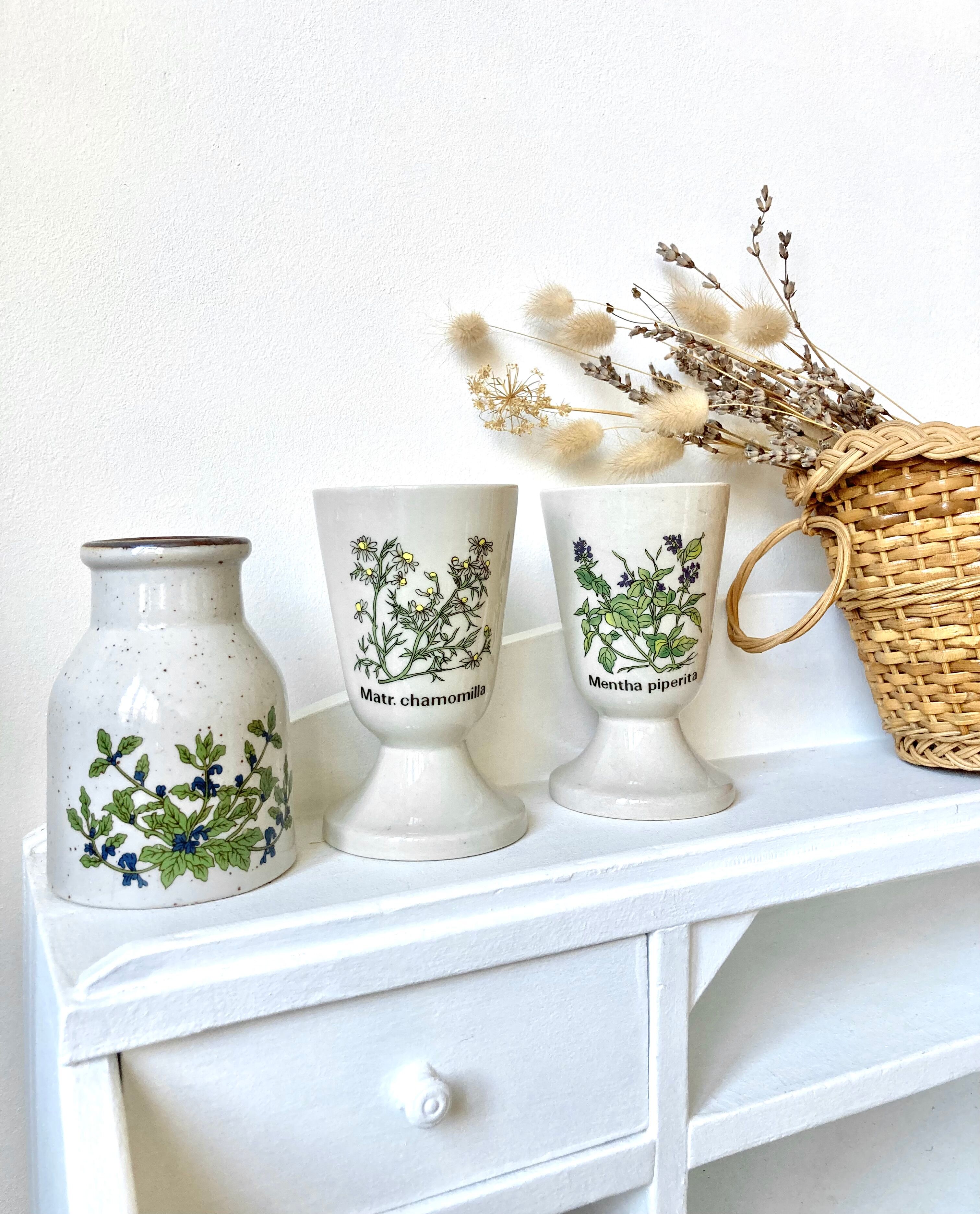 Stoneware herbarium vases