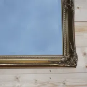 Large Bevelled Wall Mirror Ornate Vintage