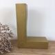 Golden vintage sign letter L